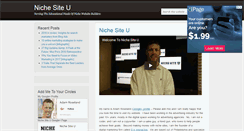 Desktop Screenshot of nichesiteu.com